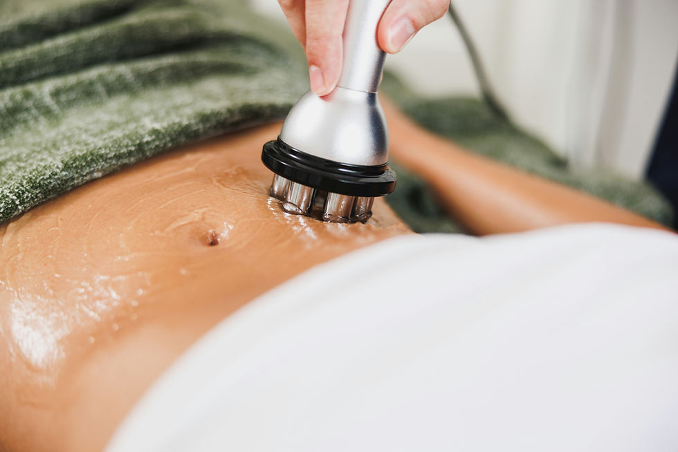 Radiofrequency warms deep tissue to firm skin and refine contours, a comfortable treatment for face or body with no downtime.