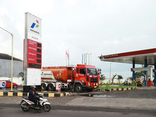 petrol station