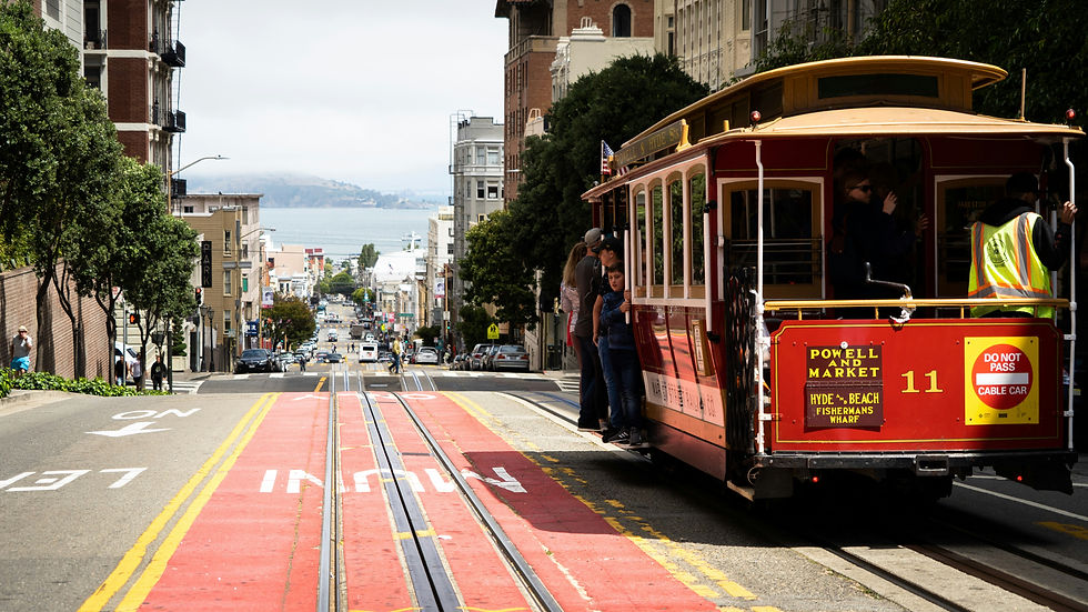 Tram su rotaia a San Francisco