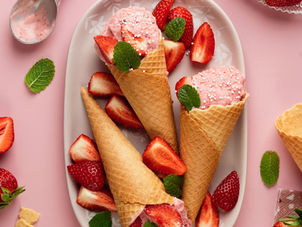 Crème glacée à la fraise maison : recette facile, saine et ultra gourmande