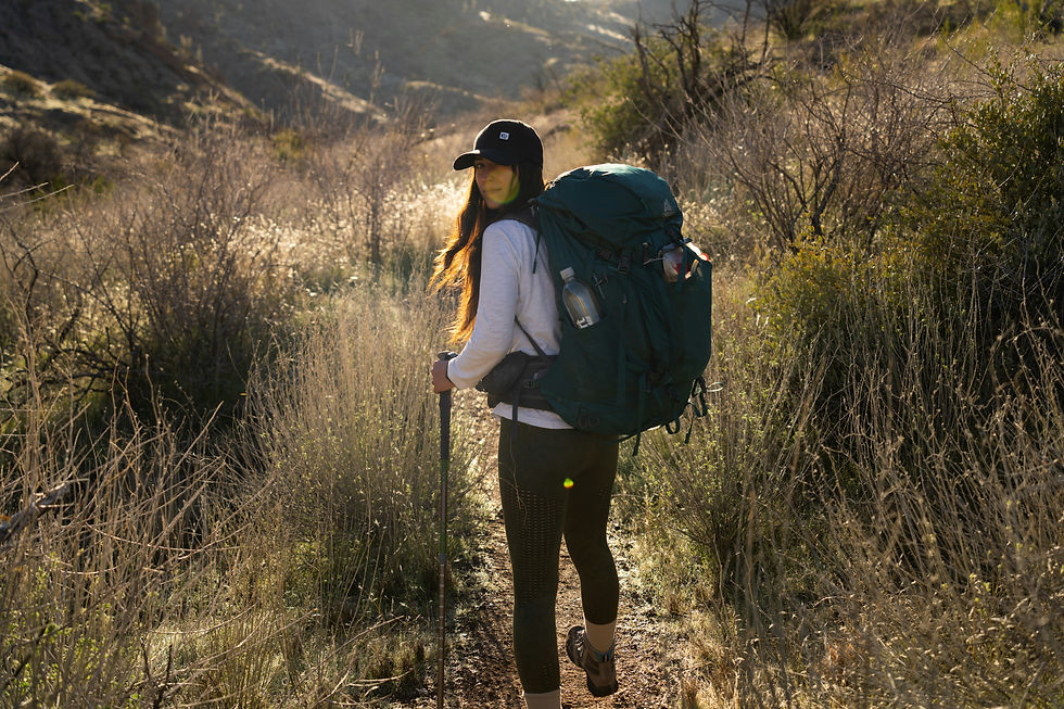Being prepared is a sign your backpacking buddy served in the military