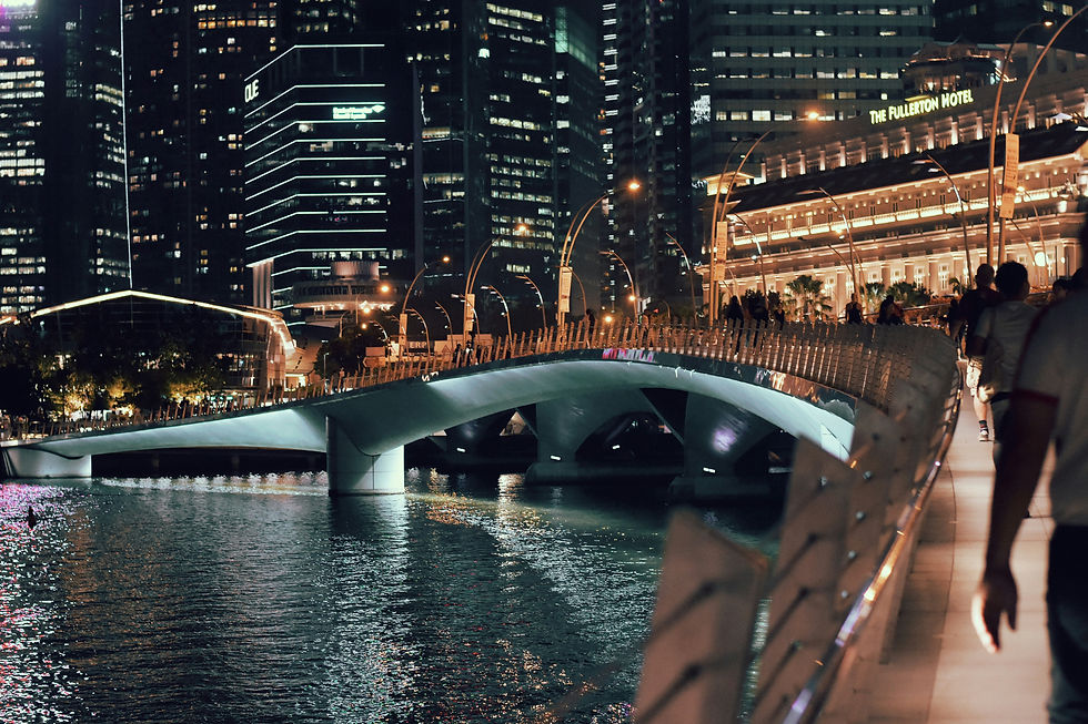 Outdoor seating at boutique accommodation Sydney bar with city views