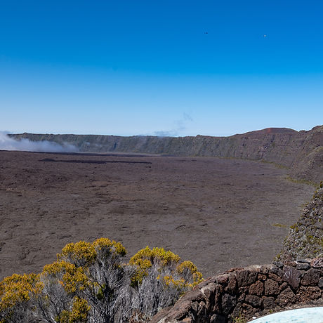 le volcan du piton de la fournaise