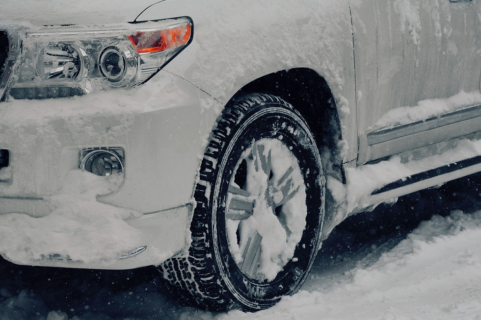 Snow affecting a tyre's performance