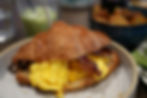 Egg and cheese on Croissant