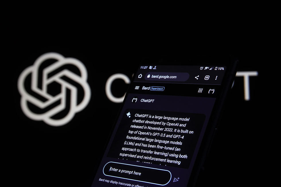 Screenshot of ChatGBT