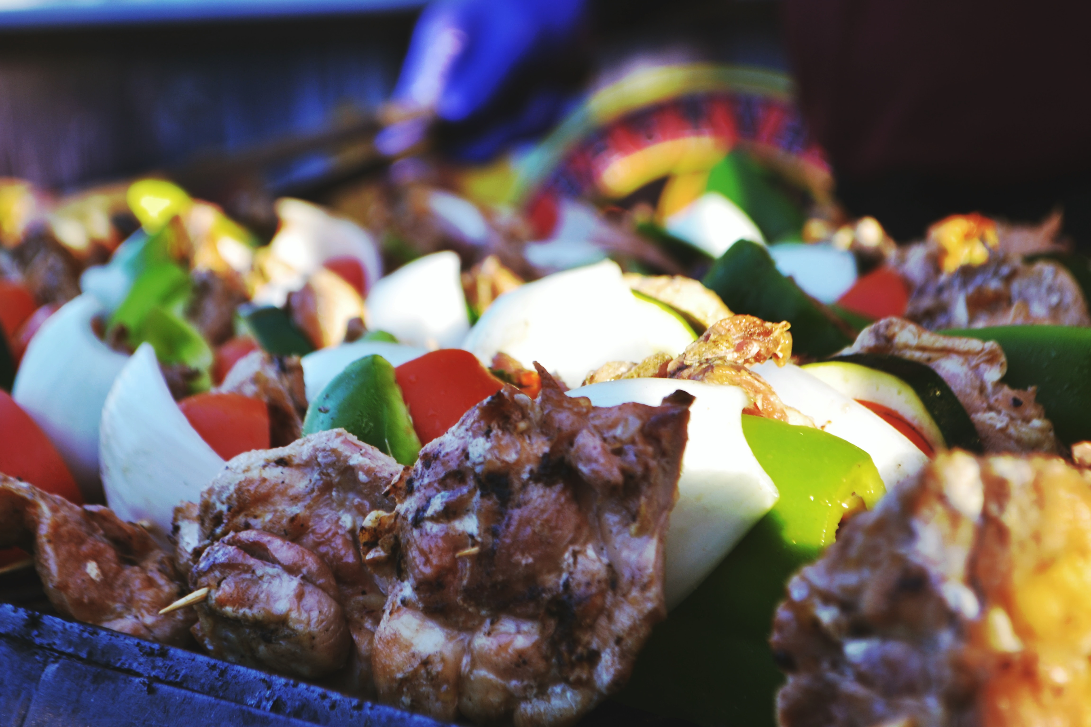 Arranged Food and Objects