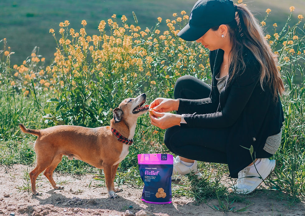 Mom + treats = happiness