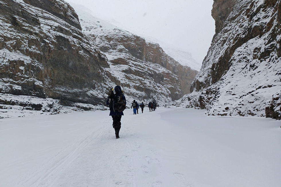 Chadar Trek in Zanskar