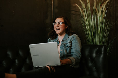 Happy Client Look at Laptop
