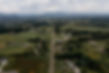 Overhead view of rural town