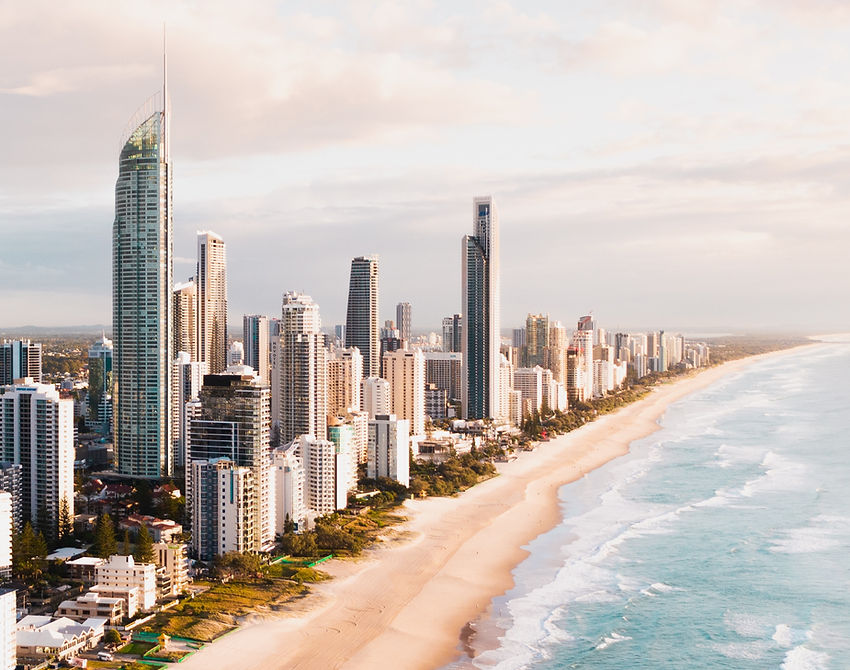 Gold Coast aerial view