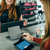 Woman shopping
