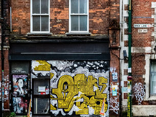 graffiti on a retail storefront