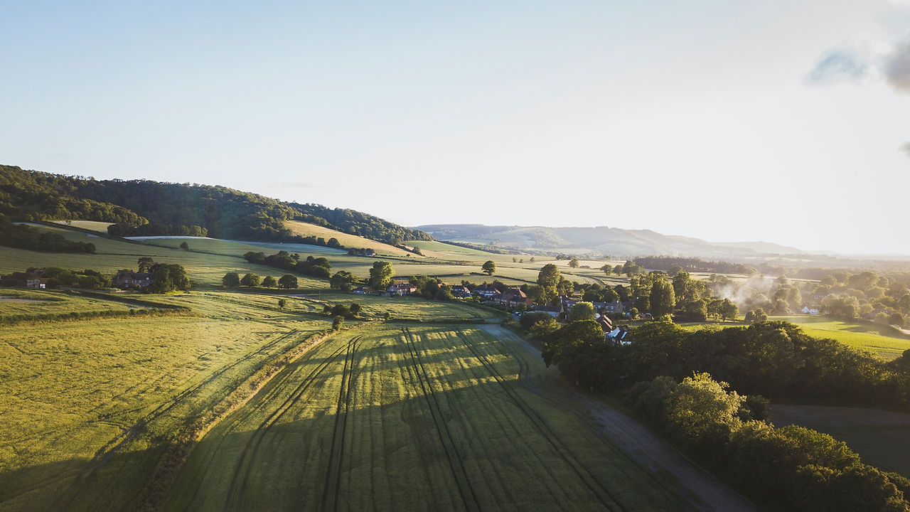 Scenic photo of the South Downs