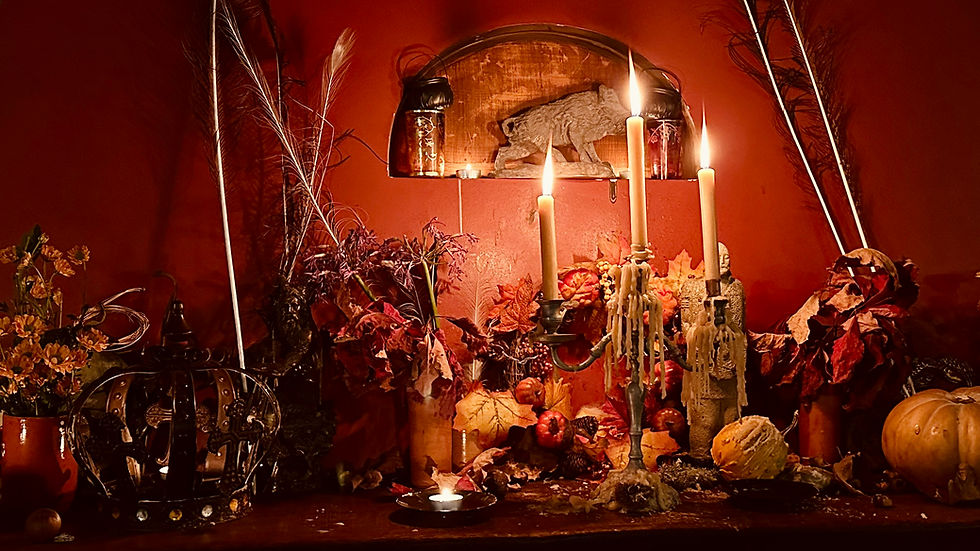 Tending your altar for fall