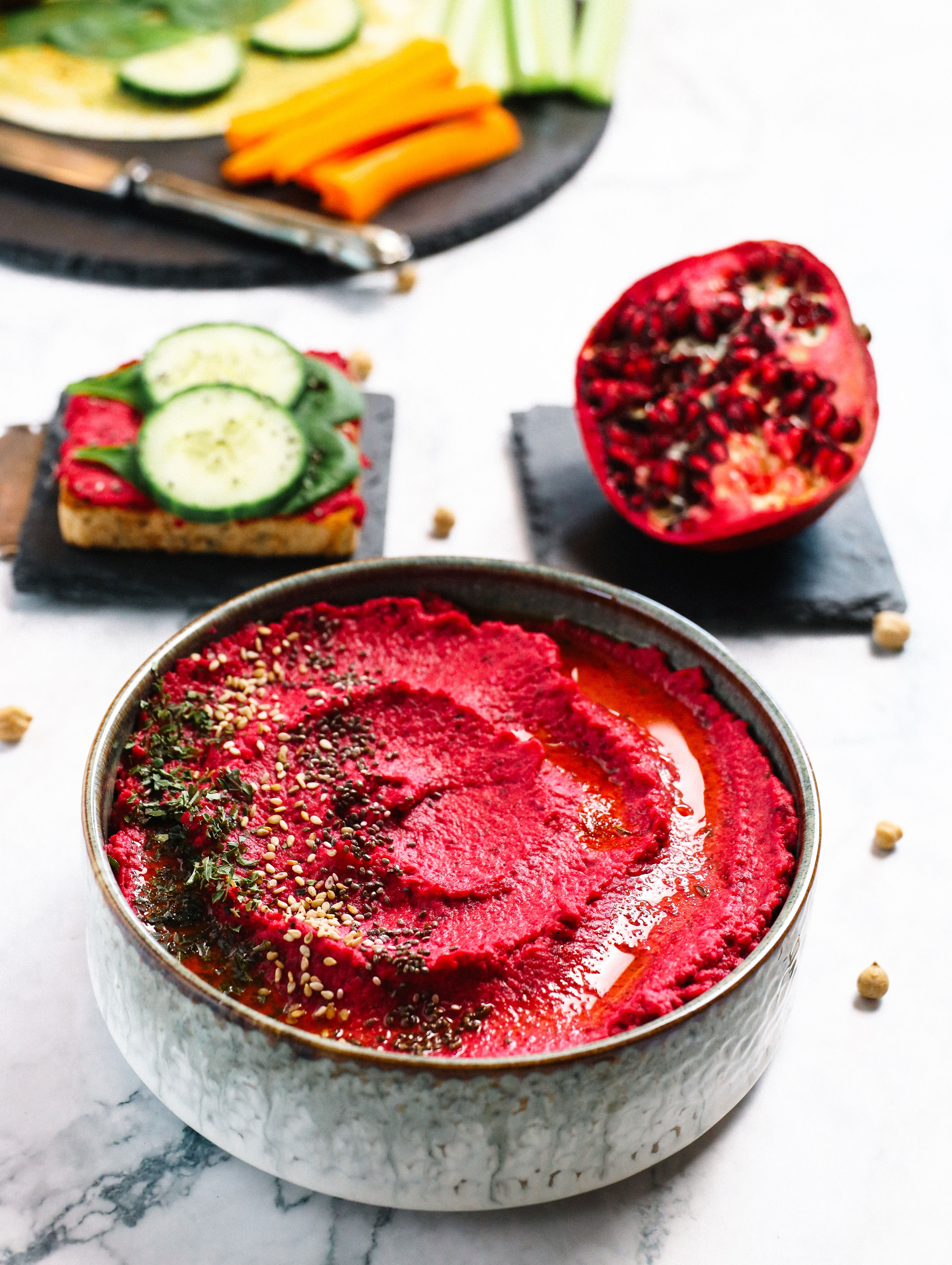 Happy Hummus (Beet Flavour)