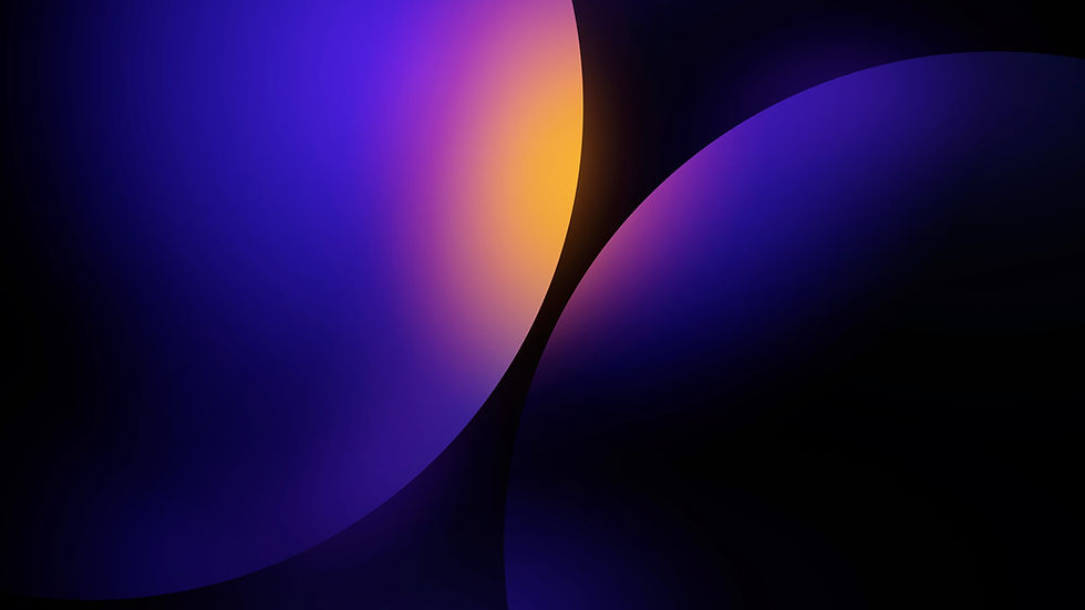 Abstract gradient background with deep purple and black tones blending into a glowing orange centre, symbolizing futuristic o