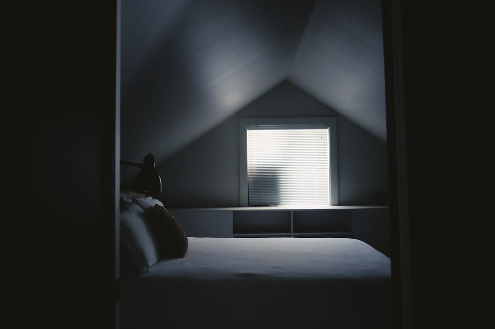 Bedroom at night