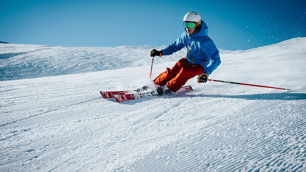 A man Skiing