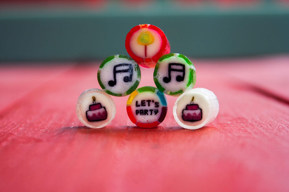 Promotional Products - Personalised Rock Candy - Custom Branded Humbugs - Merchandise Up