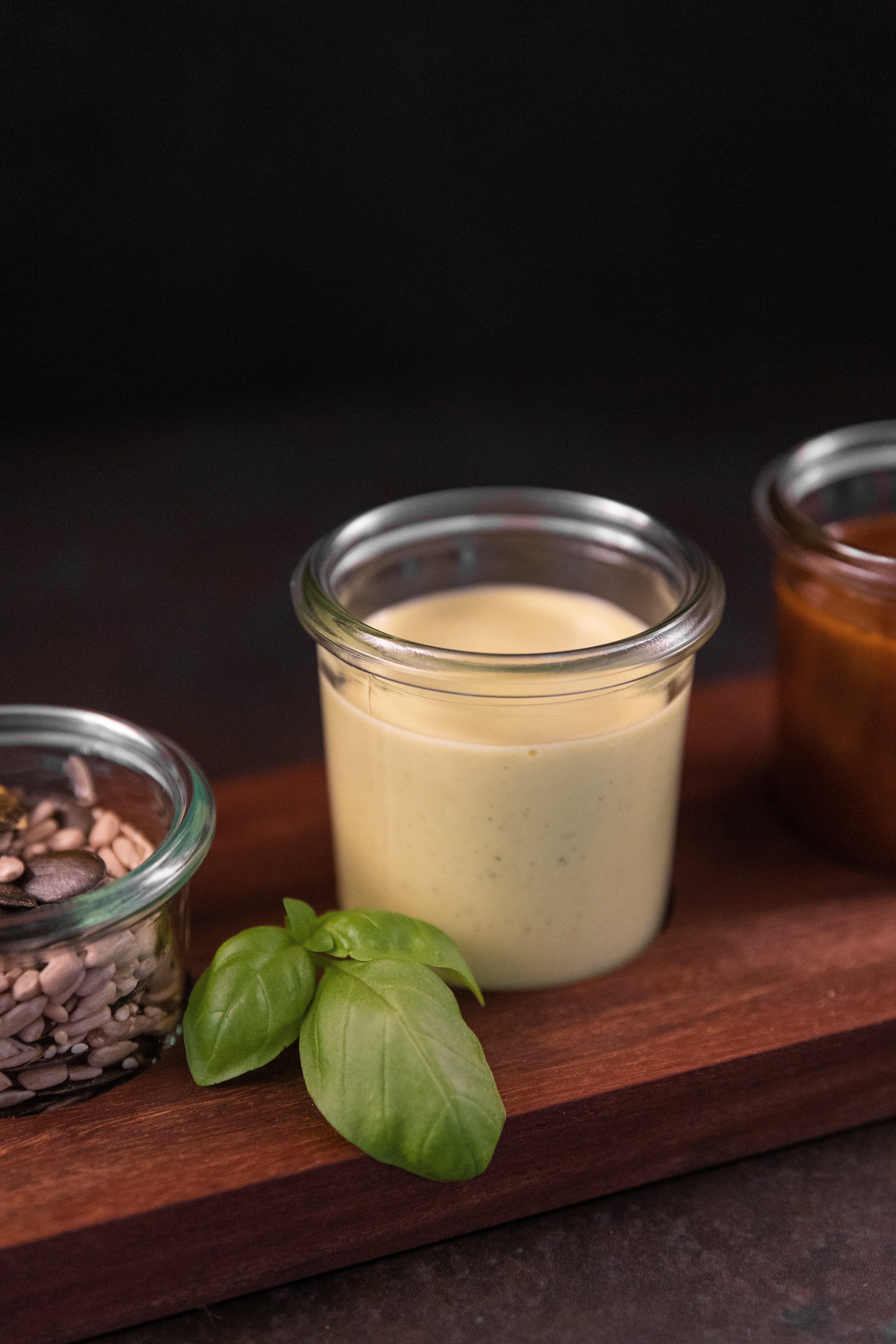 Hausgemachte französische Salatsauce 