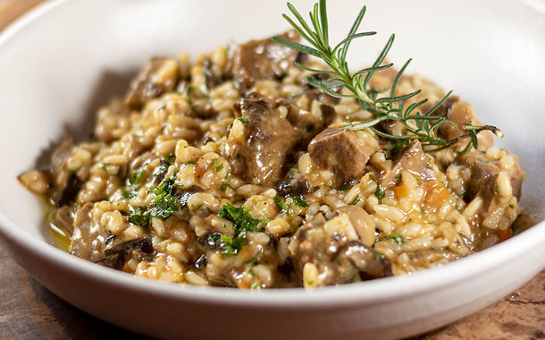 Mushroom and Parmesan Risotto
