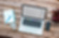 laptop computer with text on screen