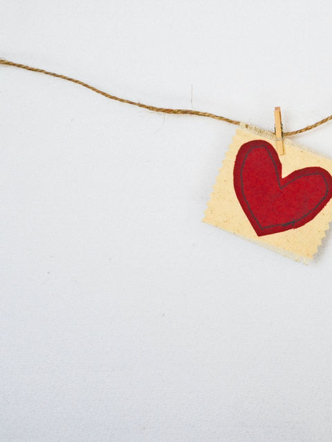 a heart on a string