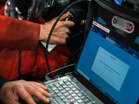 performing diagnostics in a car
