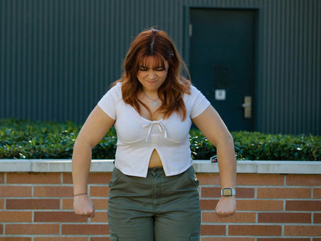 frustrated woman with lipedema