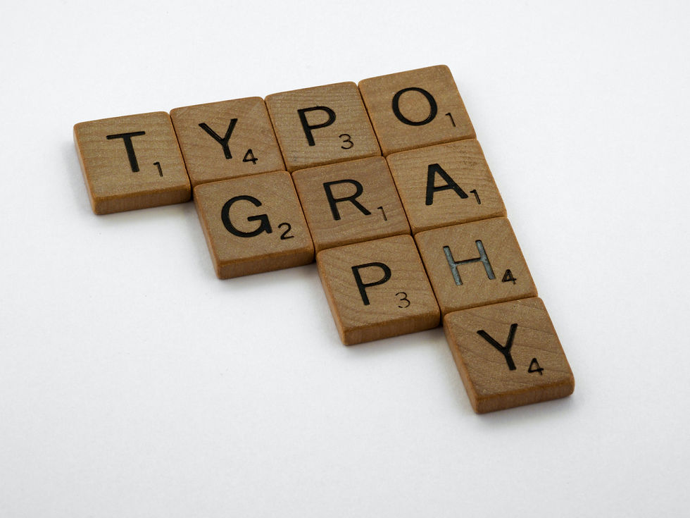 logo of typography