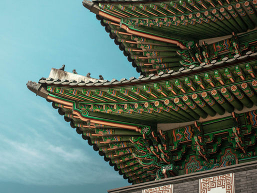 toit d'un palais coréen