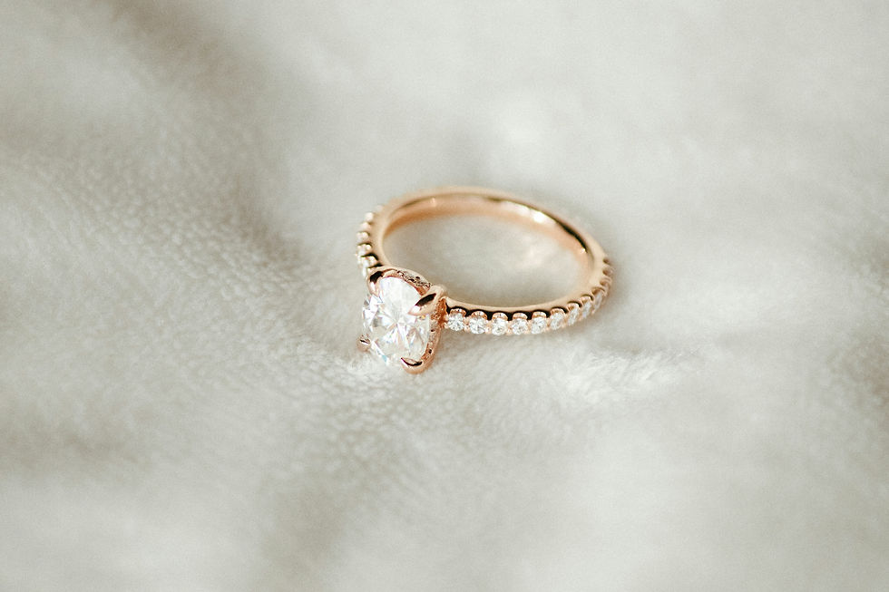sparkling engagement ring