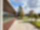 Commercial hardscape construction with walkways, landscaping, and trees at office property in Ventura County