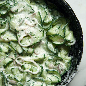 Tzatziki maison aux herbes fraîches
