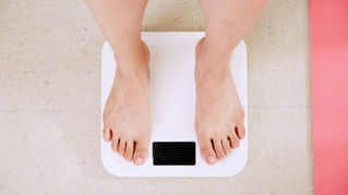 Person on scales