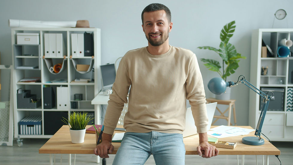 Professional building a personal portfolio outside a traditional employment structure