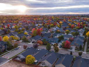 Rows of houses