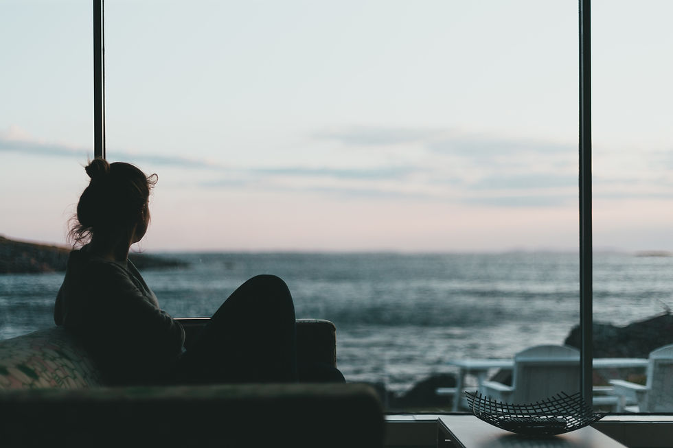 She is not too much. The silence just makes her feel that way.