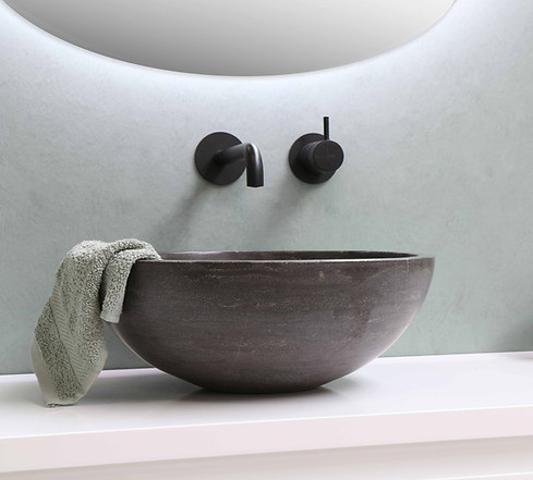 Waschbecken in Badezimmer