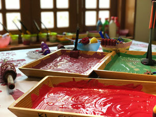 Unser Projekttag voller Farbe und Tatkraft