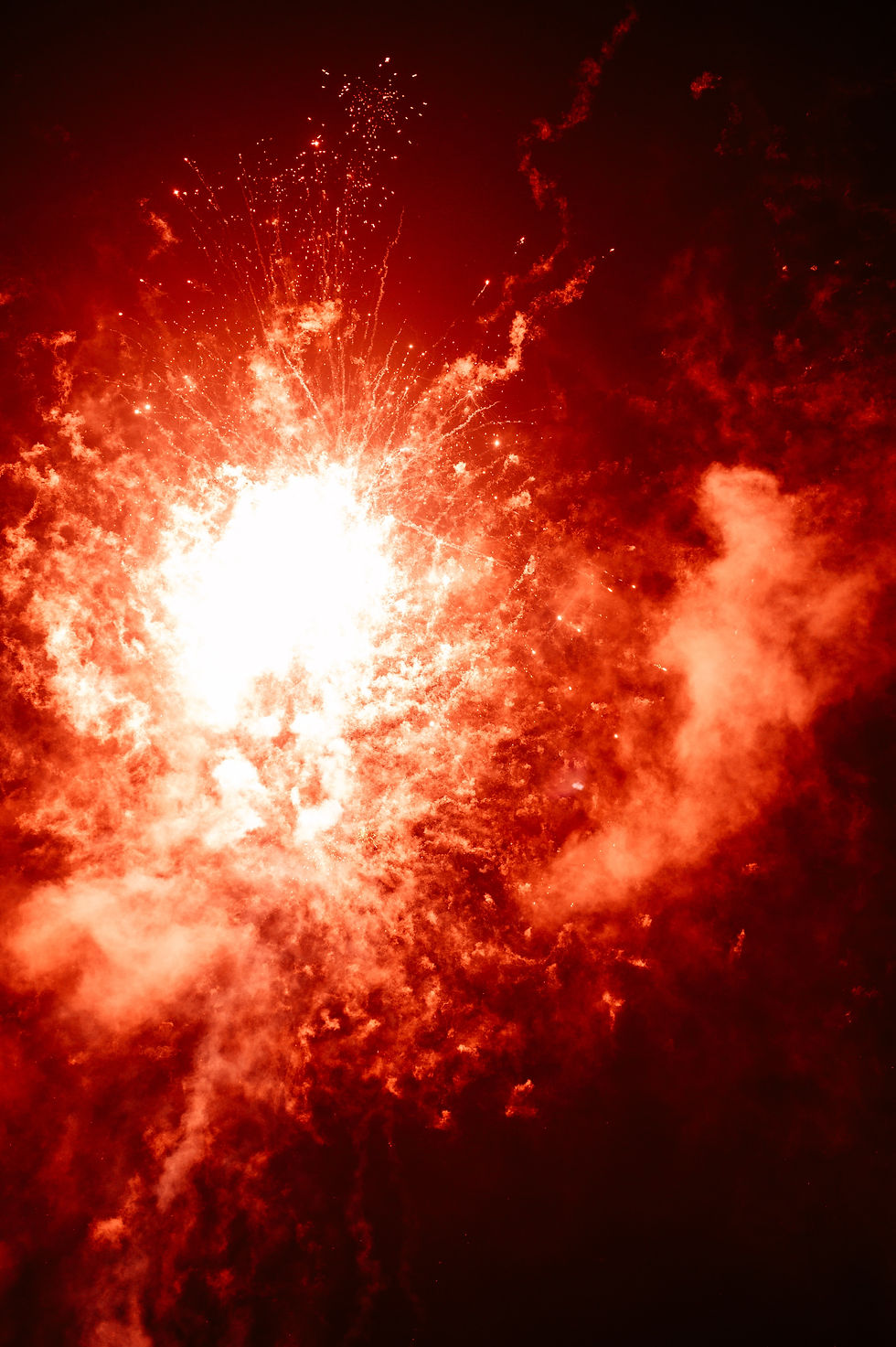 big red explosion