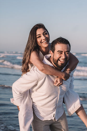 Couples therapy couple on the beach
