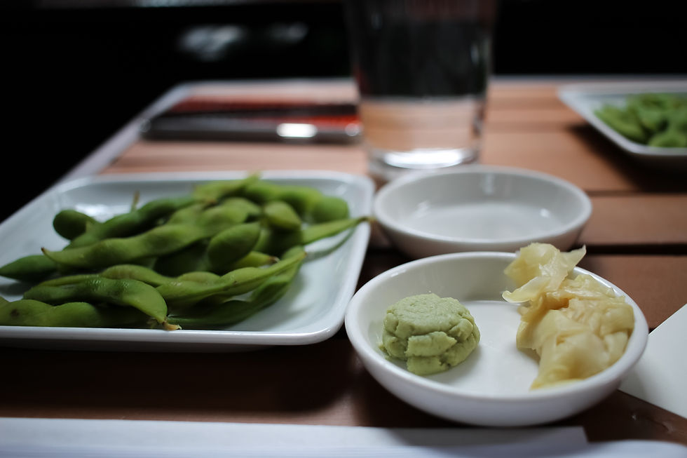 Arranged Food and Objects