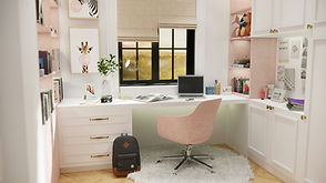 Professional home organization and decluttered girls bedroom