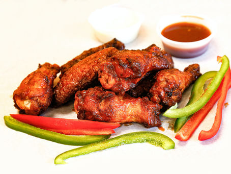 Playing....chicken...wings that is...