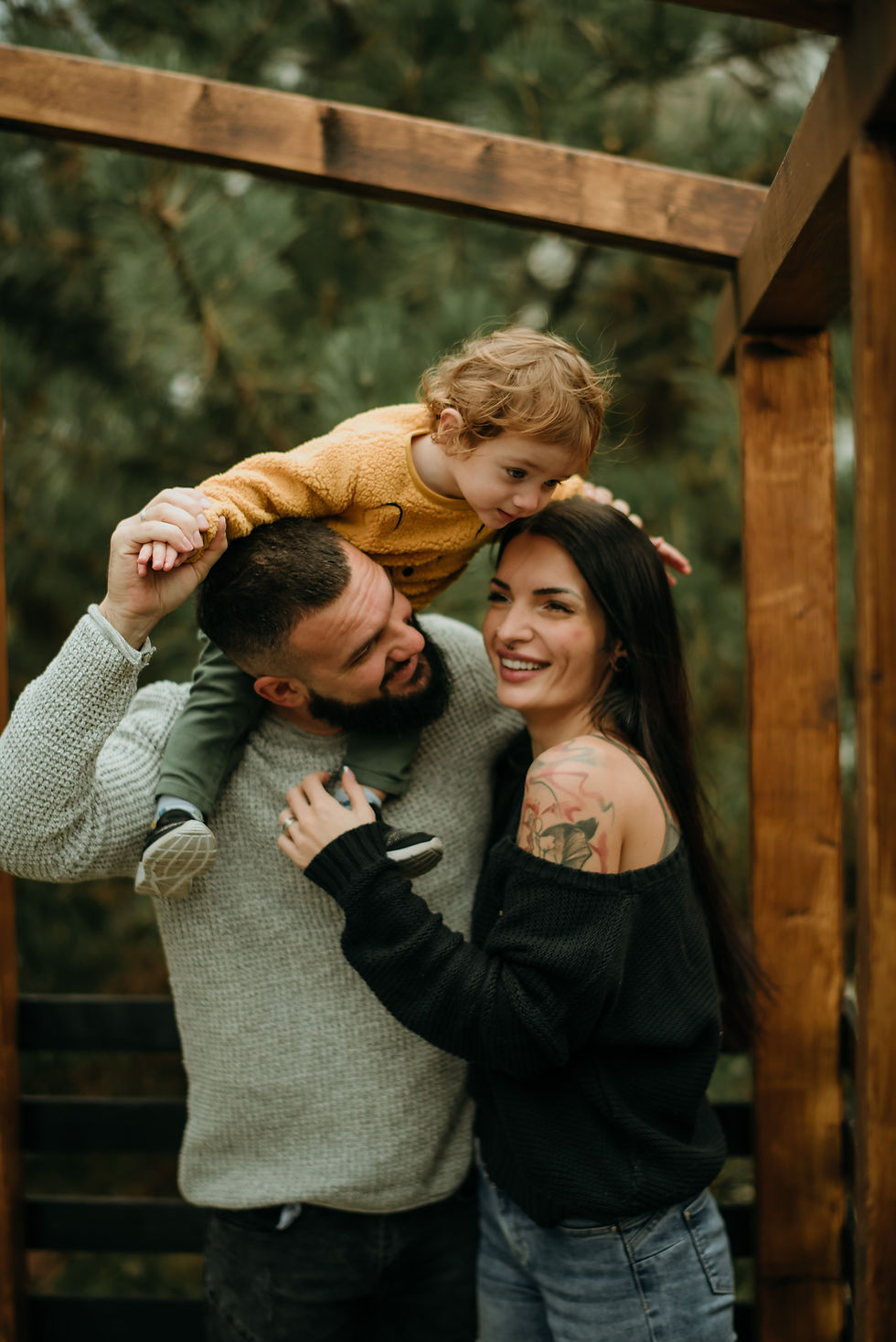 Family smiling together, emphasizing home auto personal insurance.