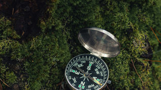 Compass representing small business website strategy and online direction