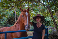 Woman and horse